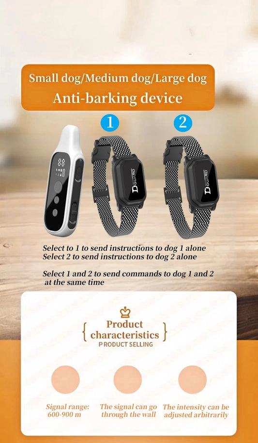 800m Digital Waterproof Dog Training Collar