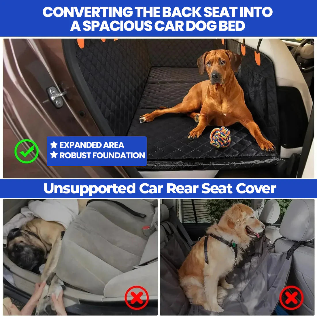 Gold Paw Club™ Heavy Duty Dog Car Seat Protector